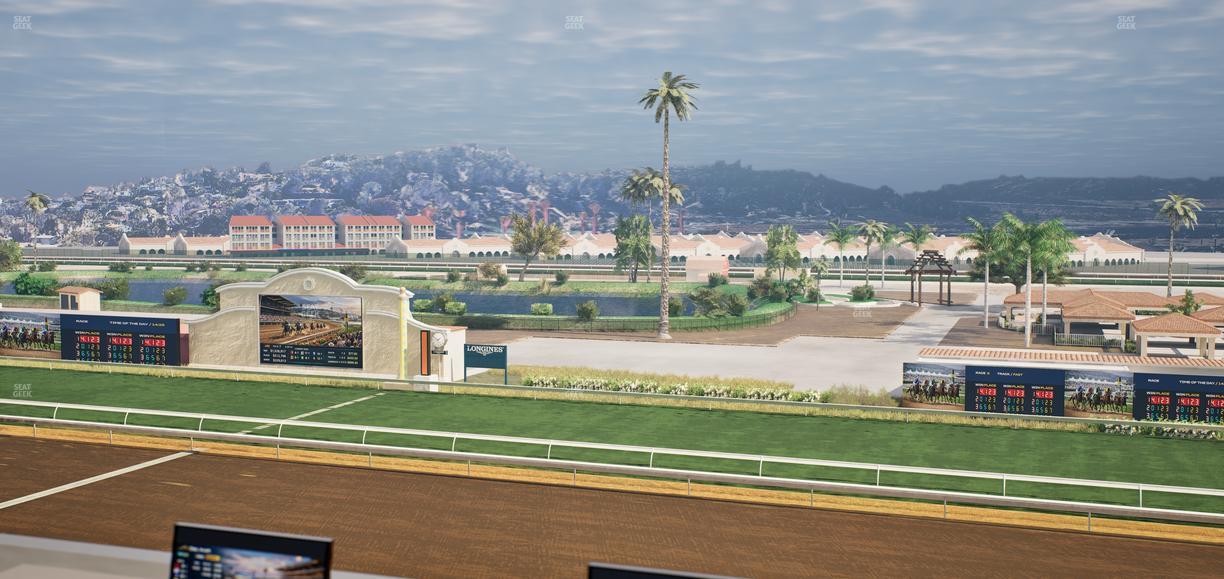 Del Mar Thoroughbred Club - Section Turf Club Lvl 4 Tbl A 39 Seat View