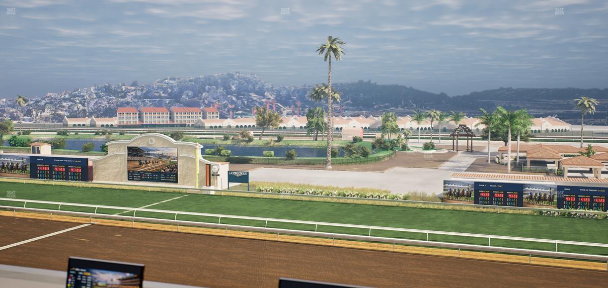 Del Mar Thoroughbred Club - Section Turf Club Lvl 4 Tbl A 40 Seat View