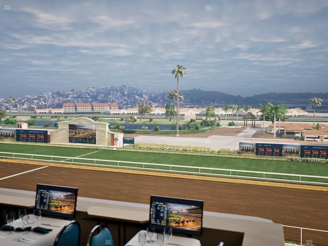 Del Mar Thoroughbred Club - Section Turf Club Lvl 4 Tbl A 40 Seat View