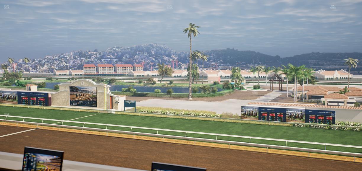 Del Mar Thoroughbred Club - Section Turf Club Lvl 4 Tbl A 49 Seat View