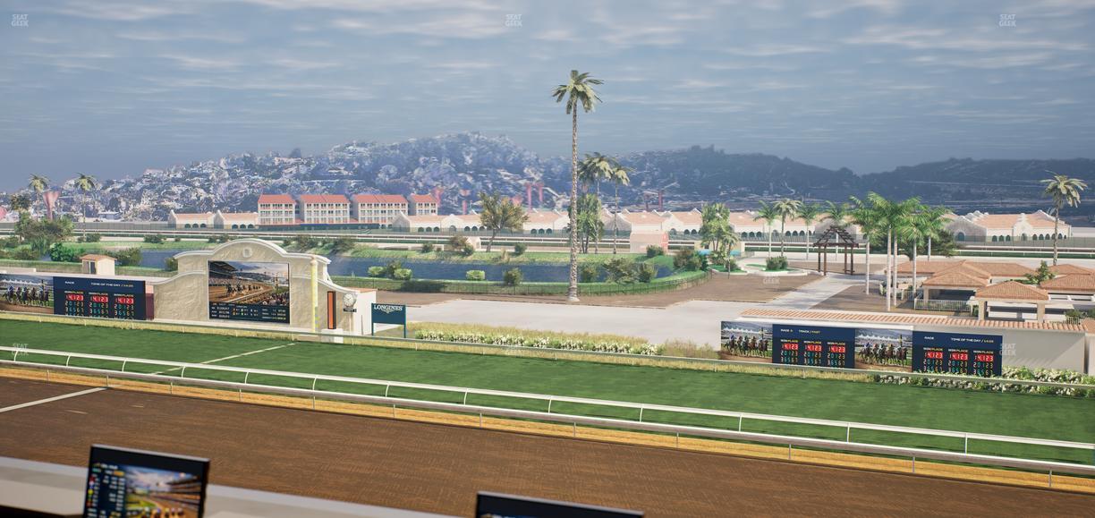 Del Mar Thoroughbred Club - Section Turf Club Lvl 4 Tbl A 50 Seat View