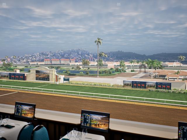 Del Mar Thoroughbred Club - Section Turf Club Lvl 4 Tbl A 50 Seat View