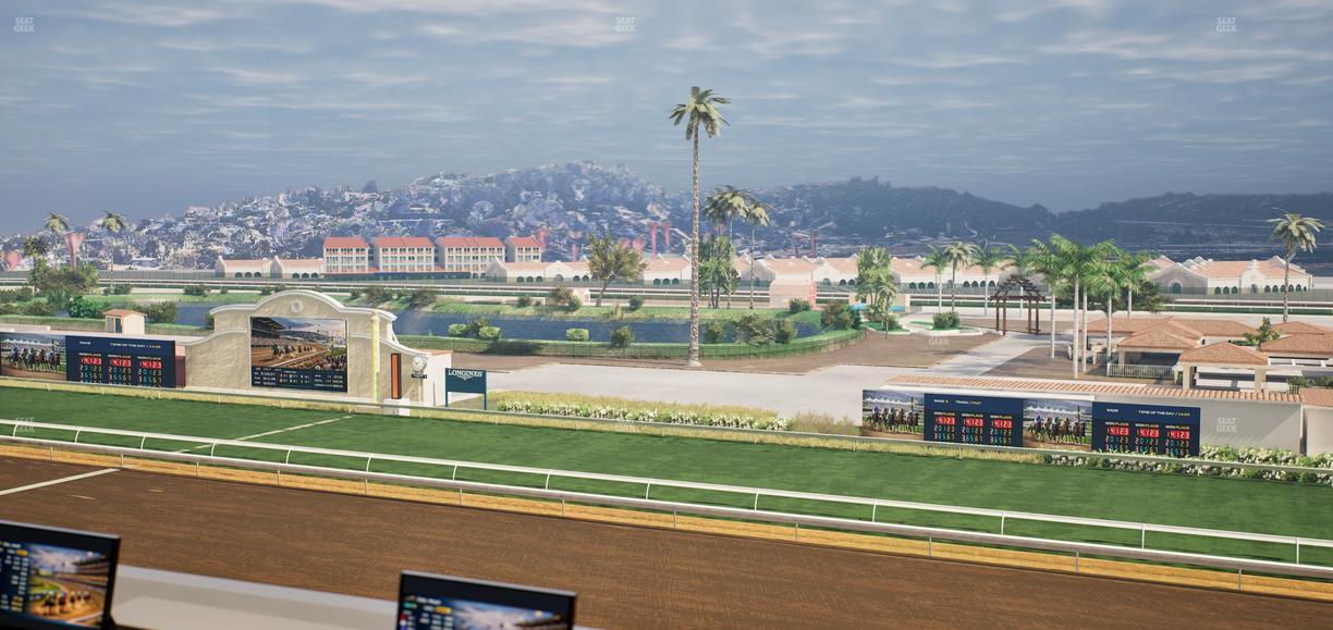 Del Mar Thoroughbred Club - Section Turf Club Lvl 4 Tbl A 51 Seat View