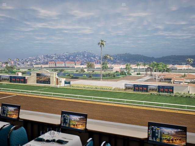 Del Mar Thoroughbred Club - Section Turf Club Lvl 4 Tbl A 52 Seat View