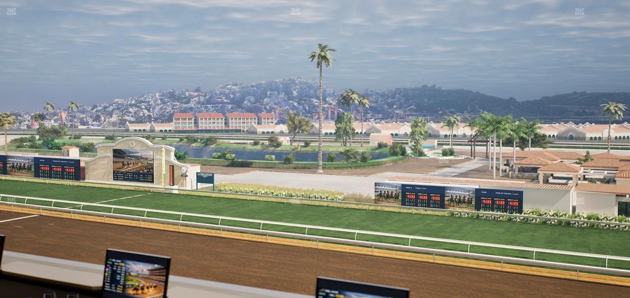 Del Mar Thoroughbred Club - Section Turf Club Lvl 4 Tbl A 60 Seat View