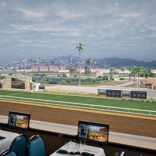Del Mar Thoroughbred Club - Section Turf Club Lvl 4 Tbl A 60 Seat View