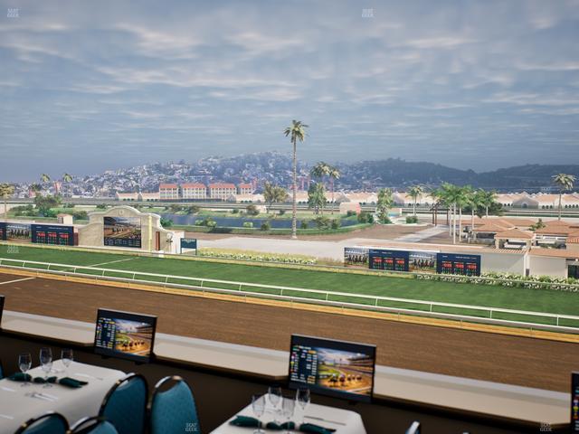 Del Mar Thoroughbred Club - Section Turf Club Lvl 4 Tbl A 60 Seat View