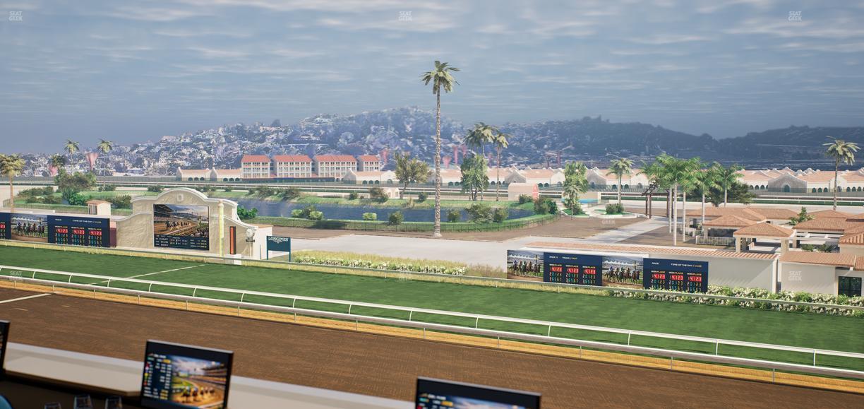 Del Mar Thoroughbred Club - Section Turf Club Lvl 4 Tbl A 61 Seat View