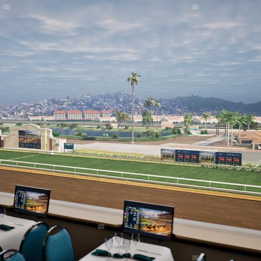 Del Mar Thoroughbred Club - Section Turf Club Lvl 4 Tbl A 61 Seat View