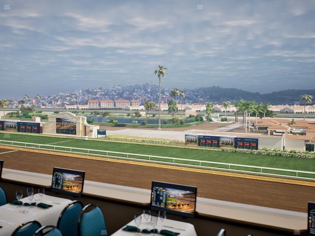 Del Mar Thoroughbred Club - Section Turf Club Lvl 4 Tbl A 61 Seat View