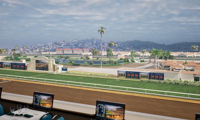 Del Mar Thoroughbred Club - Section Turf Club Lvl 4 Tbl A 61 Seat View