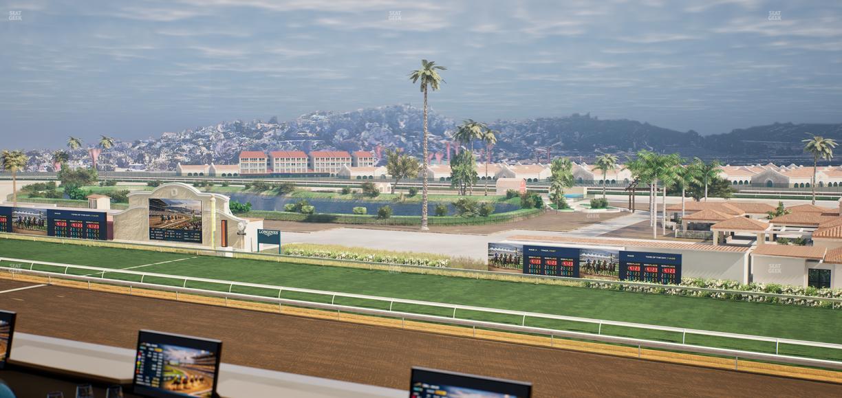 Del Mar Thoroughbred Club - Section Turf Club Lvl 4 Tbl A 62 Seat View