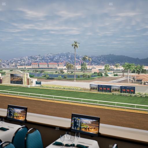Del Mar Thoroughbred Club - Section Turf Club Lvl 4 Tbl A 62 Seat View