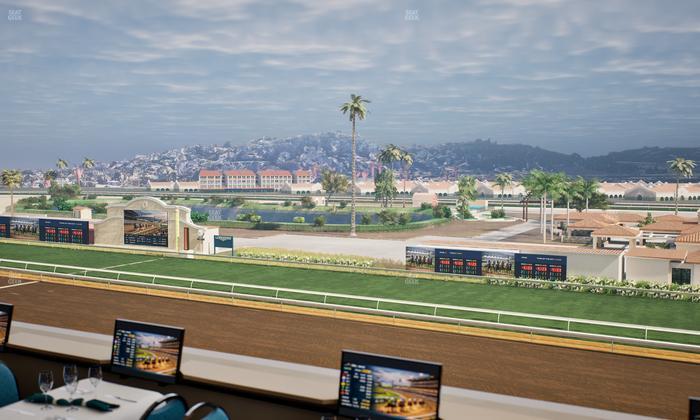 Del Mar Thoroughbred Club - Section Turf Club Lvl 4 Tbl A 62 Seat View