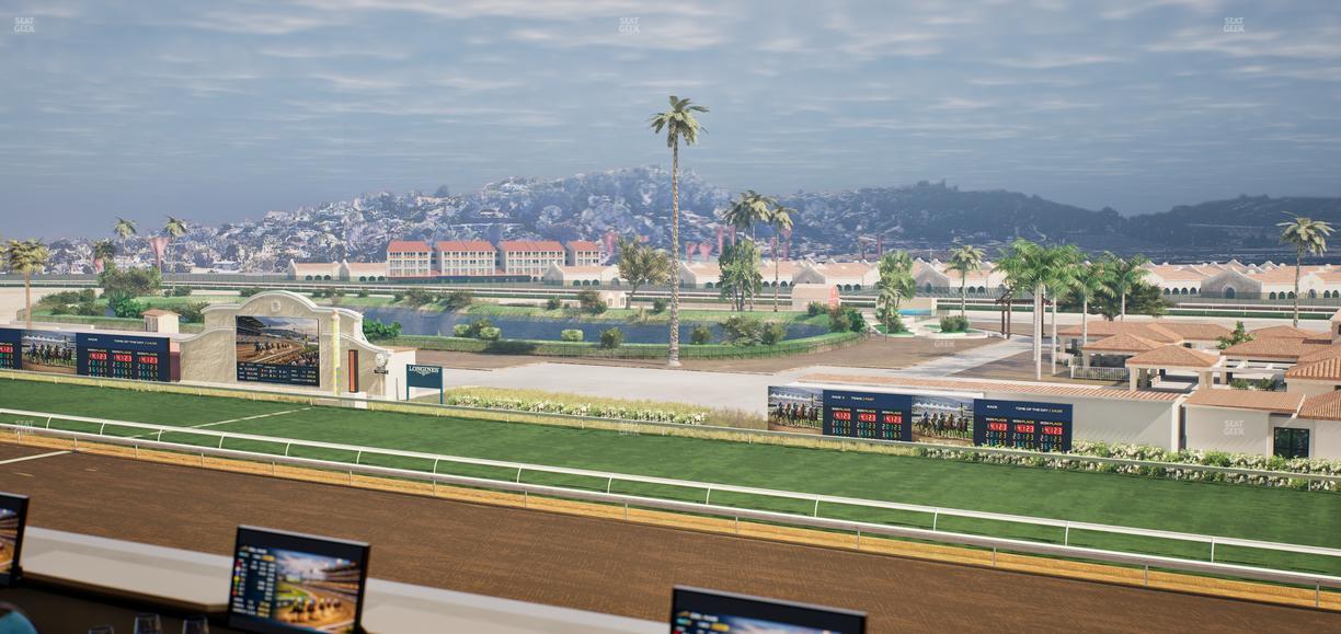 Del Mar Thoroughbred Club - Section Turf Club Lvl 4 Tbl A 63 Seat View