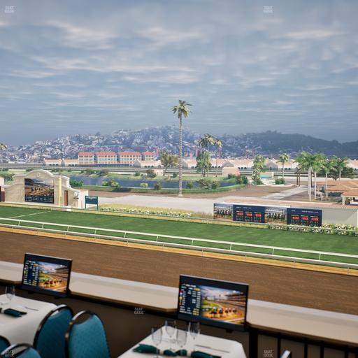 Del Mar Thoroughbred Club - Section Turf Club Lvl 4 Tbl A 63 Seat View