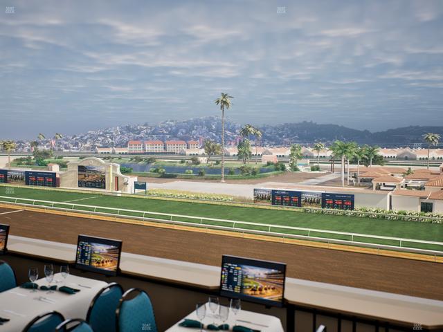 Del Mar Thoroughbred Club - Section Turf Club Lvl 4 Tbl A 63 Seat View