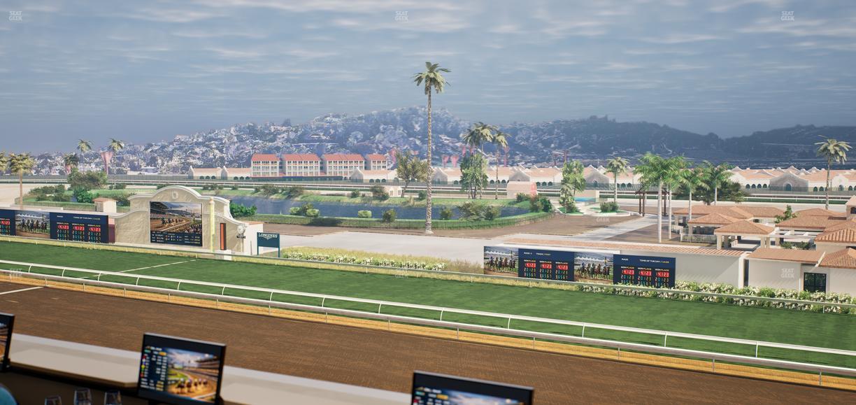Del Mar Thoroughbred Club - Section Turf Club Lvl 4 Tbl A 64 Seat View