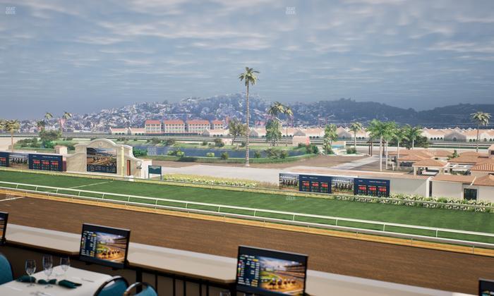 Del Mar Thoroughbred Club - Section Turf Club Lvl 4 Tbl A 64 Seat View