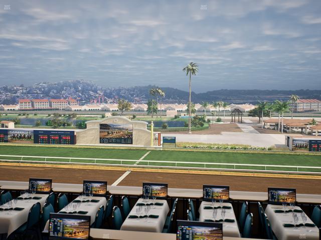 Del Mar Thoroughbred Club - Section Turf Club Lvl 4 Tbl B 13 Seat View