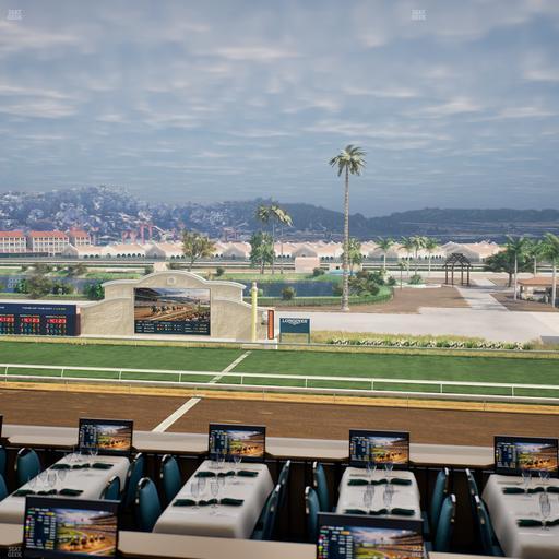 Del Mar Thoroughbred Club - Section Turf Club Lvl 4 Tbl B 14 Seat View