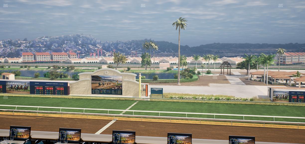 Del Mar Thoroughbred Club - Section Turf Club Lvl 4 Tbl B 15 Seat View