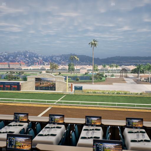 Del Mar Thoroughbred Club - Section Turf Club Lvl 4 Tbl B 15 Seat View