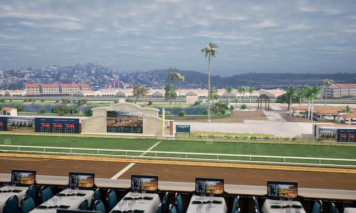 Del Mar Thoroughbred Club - Section Turf Club Lvl 4 Tbl B 15 Seat View
