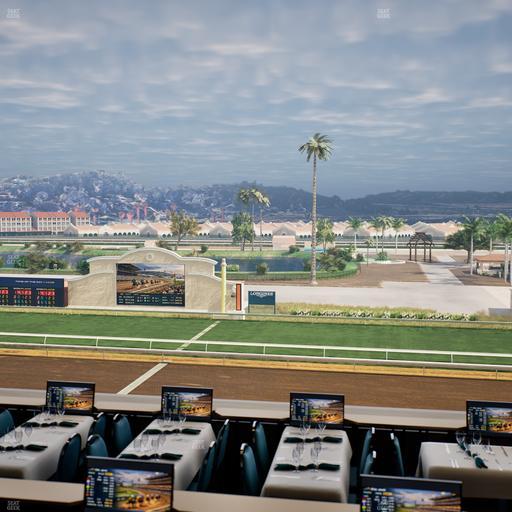 Del Mar Thoroughbred Club - Section Turf Club Lvl 4 Tbl B 16 Seat View