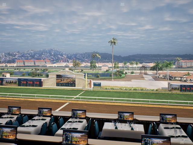 Del Mar Thoroughbred Club - Section Turf Club Lvl 4 Tbl B 17 Seat View