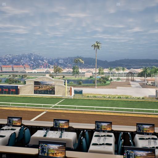 Del Mar Thoroughbred Club - Section Turf Club Lvl 4 Tbl B 18 Seat View