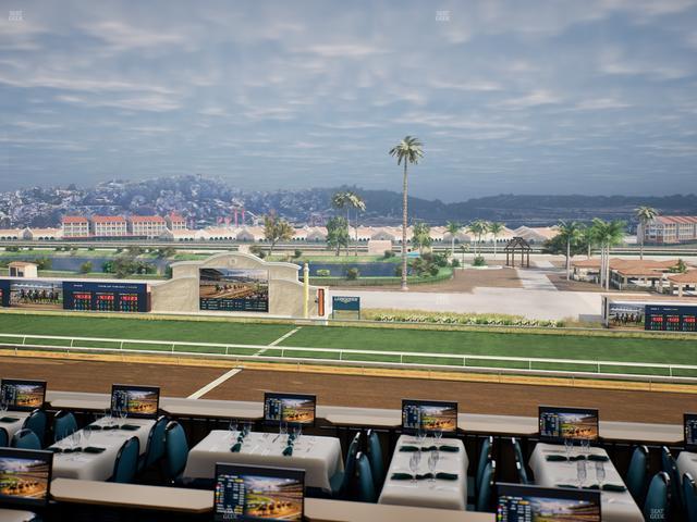 Del Mar Thoroughbred Club - Section Turf Club Lvl 4 Tbl B 18 Seat View