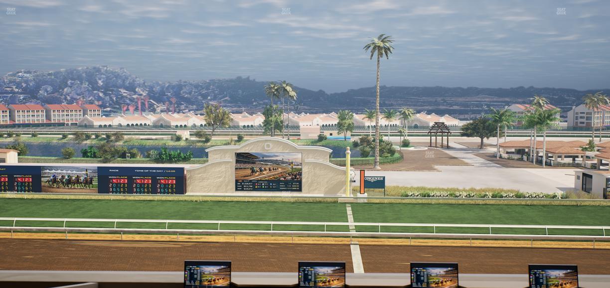 Del Mar Thoroughbred Club - Section Turf Club Lvl 4 Tbl B 2 Seat View
