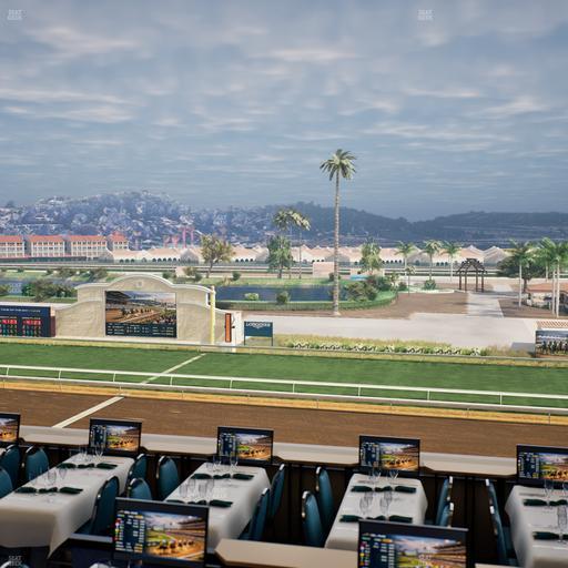 Del Mar Thoroughbred Club - Section Turf Club Lvl 4 Tbl B 22 Seat View