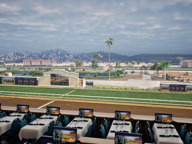 Del Mar Thoroughbred Club - Section Turf Club Lvl 4 Tbl B 22 Seat View