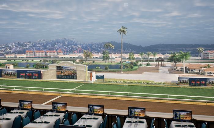 Del Mar Thoroughbred Club - Section Turf Club Lvl 4 Tbl B 22 Seat View