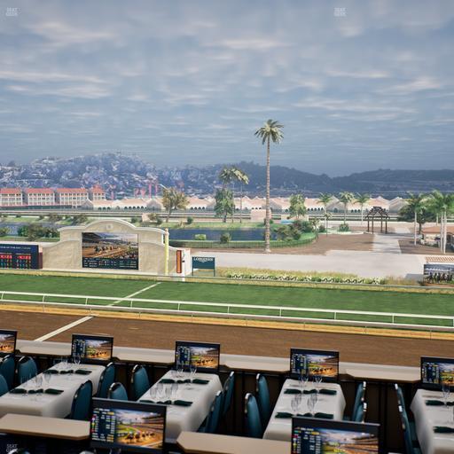 Del Mar Thoroughbred Club - Section Turf Club Lvl 4 Tbl B 23 Seat View