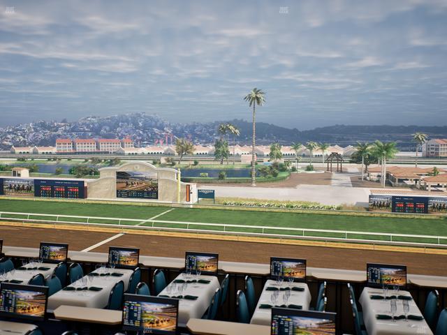 Del Mar Thoroughbred Club - Section Turf Club Lvl 4 Tbl B 23 Seat View