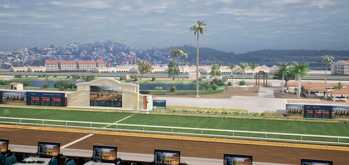 Del Mar Thoroughbred Club - Section Turf Club Lvl 4 Tbl B 24 Seat View