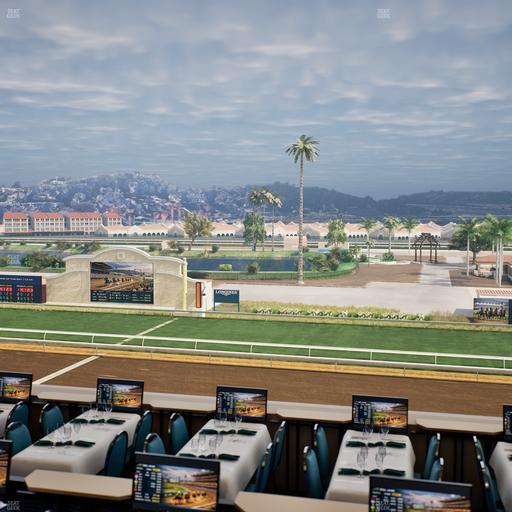Del Mar Thoroughbred Club - Section Turf Club Lvl 4 Tbl B 24 Seat View