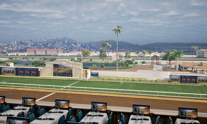 Del Mar Thoroughbred Club - Section Turf Club Lvl 4 Tbl B 24 Seat View
