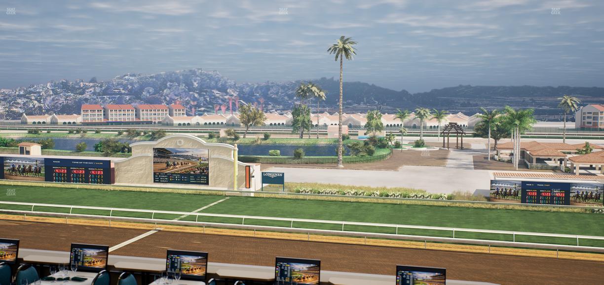 Del Mar Thoroughbred Club - Section Turf Club Lvl 4 Tbl B 25 Seat View