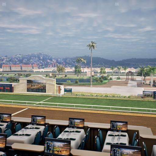 Del Mar Thoroughbred Club - Section Turf Club Lvl 4 Tbl B 25 Seat View