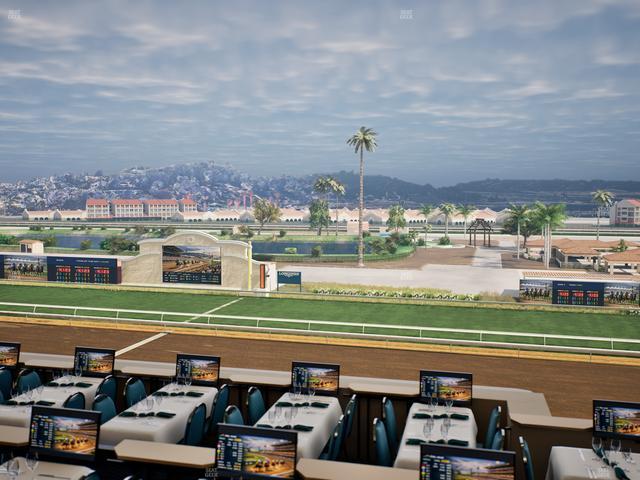 Del Mar Thoroughbred Club - Section Turf Club Lvl 4 Tbl B 25 Seat View