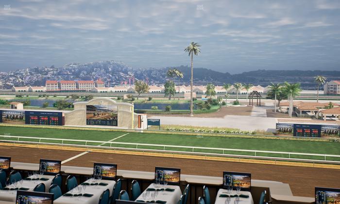 Del Mar Thoroughbred Club - Section Turf Club Lvl 4 Tbl B 25 Seat View