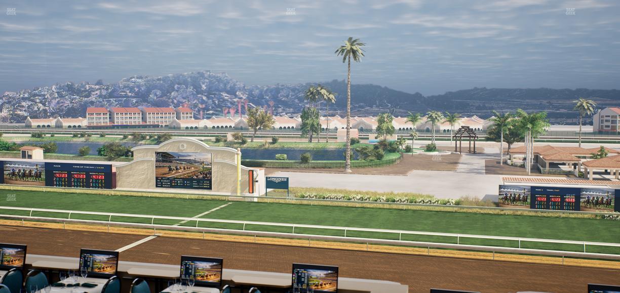Del Mar Thoroughbred Club - Section Turf Club Lvl 4 Tbl B 26 Seat View