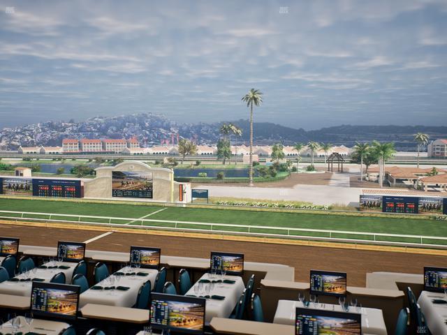 Del Mar Thoroughbred Club - Section Turf Club Lvl 4 Tbl B 26 Seat View