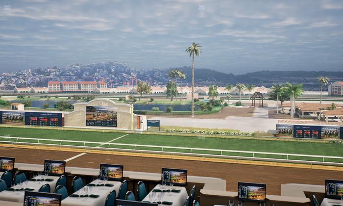 Del Mar Thoroughbred Club - Section Turf Club Lvl 4 Tbl B 26 Seat View