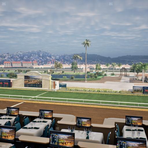 Del Mar Thoroughbred Club - Section Turf Club Lvl 4 Tbl B 27 Seat View