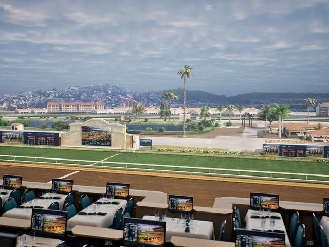 Del Mar Thoroughbred Club - Section Turf Club Lvl 4 Tbl B 27 Seat View
